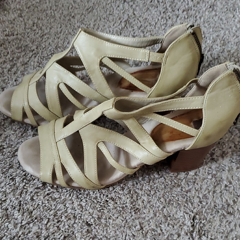 Strappy Zipper Sandals